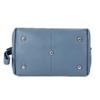 KomalC Large Premium Leather toiletry bag for Men and Women, travel utility Dopp kit wash bag (Blue) view 3