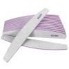 80/80 Grit Nail Files (10 Pack), Emery Boards for Acrylic Nails and Gel Nails, Coarse Nail File Double Sided 80 Grits Emory Professional Nail Filers Reusable Washable Manicure Curved Gray view 1