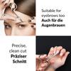 Solingen Cuticle Scissors made in Germany - with Curved Blade - Pedicure Beauty Grooming Kit for Nail, Eyebrow, Eyelash - Brown Tower Point view 4