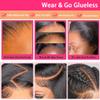 13x6 HD Body Wave Lace Front Wigs Human Hair Pre Plucked 200% Density 12A Transparent Lace Frontal Wigs with Baby Hair Wear and Go Glueless Brazilian Wigs Human Hair for Women Natural Black 20 Inch view 4