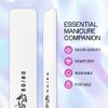 10PCS Jumbo Size PANA Professional Double Sided Nail Files - White, 80/80 Grit - Emery Board Nail Buffering File Manicure Pedicure Nail Polisher Washable view 2