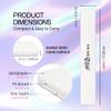 10PCS Jumbo Size PANA Professional Double Sided Nail Files - White, 80/80 Grit - Emery Board Nail Buffering File Manicure Pedicure Nail Polisher Washable view 3