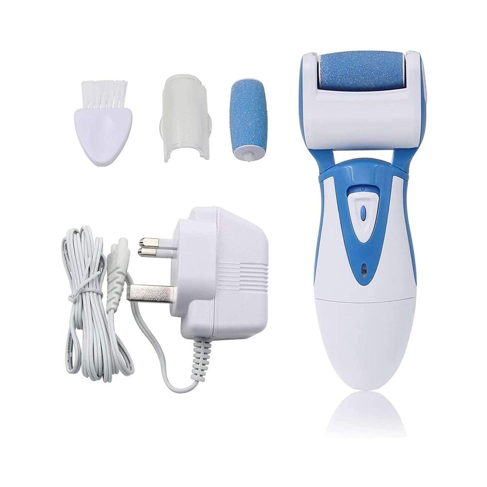 GIENEX Care me Powerful Electric Foot Callus Remover Rechargeable Electronic Foot File Removes Dry, Dead, Hard, Cracked Skin & Calluses- Best Foot Care Pedicure Tool for Soft Smooth Feet
