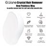 G.Liane Crystal Hair Eraser,Physical Glass Hair Removal,Reusable Painless Nano Hair Remover Stone,Epilator for Women and Men,Soft Silky Skin(White) view 2