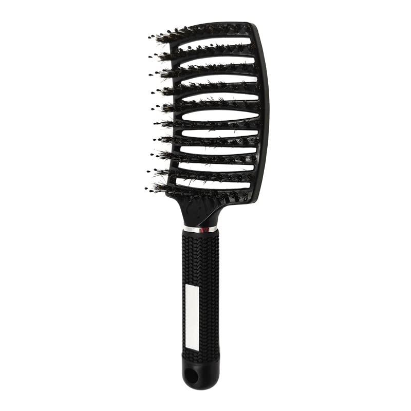 Men's Oily Hair Comb Massage Comb Big Bend Comb Beauty Curly Hair Styling Comb Shun Hair Arc Nine Ribs Comb