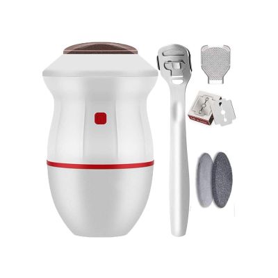 GIENEX Portable Electric Foot Grinder - USB Electronic Foot File, Pedicure Foot Care Tools - Dual-Speed Callus Remover for Dead Hard Cracked Dry Skin - Foot Heel Repair