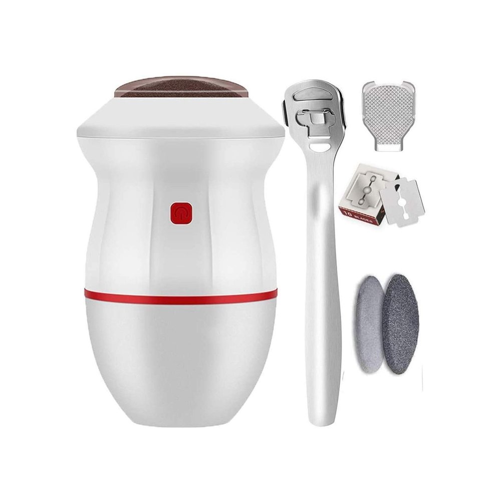 GIENEX Portable Electric Foot Grinder - USB Electronic Foot File, Pedicure Foot Care Tools - Dual-Speed Callus Remover for Dead Hard Cracked Dry Skin - Foot Heel Repair