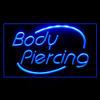 100018 Body Piercing Tattoo Shop Center Home Decor Display LED Light Neon Sign (16" X 12", Blue) view 2