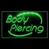 100018 Body Piercing Tattoo Shop Center Home Decor Display LED Light Neon Sign (21.5" X 12", Green) view 2
