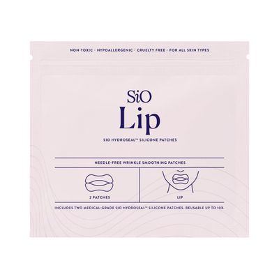 SiO Beauty Super LipLift - Wrinkle-Smoothing, Medical-Grade Silicone Patches for Fine Lines - Reusable Up to 10x - Cruelty-Free & Eco-Friendly Beauty Patches for Lips & Smiles - 1 Set (2 Patches)