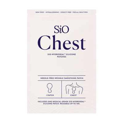 SiO Beauty ChestLift - Wrinkle-Smoothing, Medical-Grade Silicone Patches for Chest Fine Lines - Reusable Up to 10x - Cruelty-Free & Environmentally-Friendly Hydrating Beauty Patches - 1 Patch