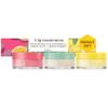 Burt's Bees Stocking Stuffers, 3 Overnight Lip Sleeping Mask Christmas Gifts Set - Exfoliating Scrub Restores, Hydrates & Smooths to Reduce Fine Lines, Passionfruit, Sweet Mint, Lemon Sorbet (3-Pack) view 1