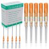 Catheter Piercing Needles - Judero 50Pcs IV Catheter Needles 14 Gauge Ear Nose Piercing Needles Stainless Steel Hollow Needles for Ear Nose Lip Tongue Belly Cartilage Piercing Kit Piercing Tools view 1