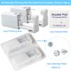 Ear Piercing Gun Kit - Judero 72Pcs Disposable Ear Piercing Kit Including 24Pcs Self Ear Piercing Gun with 24Pcs Built-in Earrings Stud and 24Pcs Clean Tools for Ear Cartilage Piercing Kit view 2
