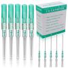 18G Catheter Piercing Needles 50Pcs IV Catheter Needles 18 Gauge Ear Nose Piercing Needles Stainless Steel Hollow Needles for Ear Nose Lip Tongue Belly Cartilage Piercing Kit Piercing Tools view 1