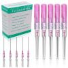 Judero 50Pcs IV Catheter Piercing Needles - 20 Gauge Stainless Steel Hollow Needles for Ear, Nose, Lip, Tongue, Belly, Cartilage Piercing Kit and Tools view 1