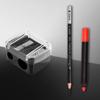 Cosmetic Pencil Sharpeners Lip Liner Sharpener Eyeliner Sharpener 2 Holes Makeup Pencil Sharpener-Black view 4