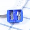Cosmetic Pencil Sharpeners Lip Liner Sharpener Eyeliner Sharpener 2 Holes Makeup Pencil Sharpener-Blue view 1