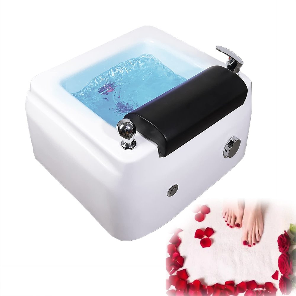 Feet Soaking Tub,Pedicure Foot Spa,Foot Soaker,with Pedicure Foot Rest,foot Tub For Soaking Feet,Foot Bath,feet Spa Tub,pedicure Kit Foot Spa,Acrylic Pedicure Sink,deep Foot Bath Spa With Massage