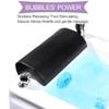 Feet Soaking Tub,Foot Massager Spa,Acrylic Pedicure Sink,Pedicure Foot Spa,foot Soak Tub,pedicure Kit Foot Spa,Foot Bath Spa With Massage Surfing,foot Spa,foot Bath Basin,with 7 Colorful Lights view 3