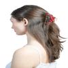 LELE FASHION Fancy Hair Clips Hallow Alloy And Velvet Claw Clips Womens Hair Clips Cute Hair Clips For Women Rectangle Claw Clip Non-Slip Styling Hair Clips Jaw Clips For Hair Accessories For Women  3x2 Inches (Pack of 3) view 2