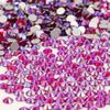 NCB Nancybeads 1500pcs Flatback Round Glass Nail Art Rhinestones Crystal for DIY Making Accessories Shoes, Clothes, Face Art, Bags, Manicure (Siam AB, SS20 1500pcs) view 2