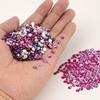 NCB Nancybeads 1500pcs Flatback Round Glass Nail Art Rhinestones Crystal for DIY Making Accessories Shoes, Clothes, Face Art, Bags, Manicure (Siam AB, SS20 1500pcs) view 4