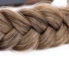 Gledola Wide Braided Headband With Teeth Braids Hairband With Tooth Synthetic Hair Band Plaited Hairband For Women (W-Yellow Earth) view 3