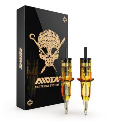 AIDEN Tattoo Cartridge Needles Professional 20pcs 3RL #12 Standard Round Liner Tattoo Needles Compatible with All Standard Rotary Machines (1203RLLT)