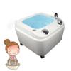 SRDCAIM Foot Massager Spa,Pedicure Foot Spa,Foot Bath with 7 Colorful Lights,Acrylic Pedicure Sink,Feet Soaking Tub,Foot Spa with Massage and Jets,Portable Foot Bath with 360 Mobile Casters view 1