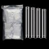 SWETIDY 600Pcs Refill False Nails, No C Curve Square 3XL Nail Tips (Size 4,5,6,7) ABS Material, Ideal for Salon & Home DIY view 1