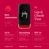 July Bare Watermelon Lip & Cheek Tint 3in1 for Lips Cheeks & Eyelids SPF 15 24hr Moisturization Vibrant Creamy Matte with Jojoba Seed Oil & Sweet Almond Oil 10gm (Deep Red) view 2