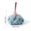 Set of 6-Ice Cream Styling Loofah Bath Sponge 60g/PieceSoft Exfoliating Shower Lufa for Silky Skin - Long-Handle Mesh Body Poufs- Women and Mens Luffas - Loufa Sponges- Full Cleanse & Lather view 3