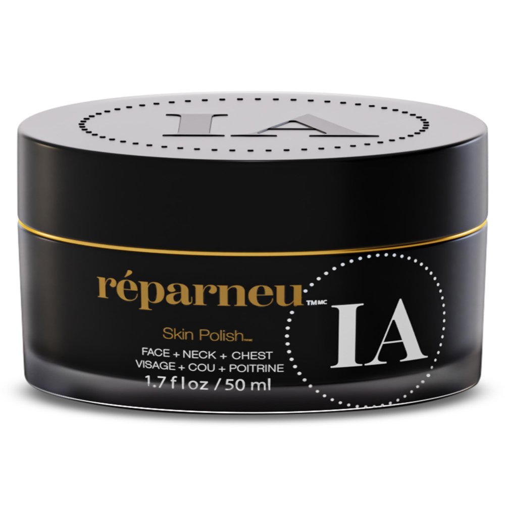 InfiniteAloe rparneu Skin Polish, Face Neck and Chest Microdermabrasion Polish for Rejuvenated Facial Skin - 1.7oz