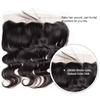13x4 Body Wave HD Lace Frontal Human Hair 12 Inch Body Wave Ear to Ear Transparent Lace Frontal Only 100% Unprocessed Brazilian Virgin Human Hair Closure Pre Plucked with Baby Hair view 2