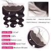 13x4 Body Wave HD Lace Frontal Human Hair 10 Inch Body Wave Ear to Ear Transparent Lace Frontal Only 100% Unprocessed Brazilian Virgin Human Hair Closure Pre Plucked with Baby Hair view 3