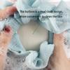 Set of 3-Ice Cream Styling Loofah Bath Sponge 60g/PieceSoft Exfoliating Shower Lufa for Silky Skin - Long-Handle Mesh Body Poufs- Women and Mens Luffas - Loufa Sponges- Full Cleanse & Lather view 2