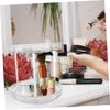 Cabilock 2tier Rotating Perfume and Cosmetics Organizer Makeup Storage Tray Elegant Texture Double Design for Vanity and Bathroom Use view 4