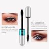 4 Pack VIBELY Mascara 5x Longer Washable, 2 in 1 4D Silk Fiber Lash Mascara, Natural Lengthening and Thickening, No Clumping, Long-lasting view 4