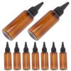 ULTECHNOVO 10pcs Plastic Refillable Applicator Bottles for Hair Dye Oil and Liquid Soap Squeeze Bottle Pointed Tip for Easy Application and Precise Dispensing view 1