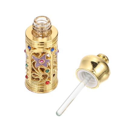 Beaupretty Essential Oil Empty Bottle Essence Bottle Perfume Hair Dryer Brush Eye Dropper Bottles Vintage Decor Spice Retro Decor Essential Oils Bottle Travel Glass Spray Statue