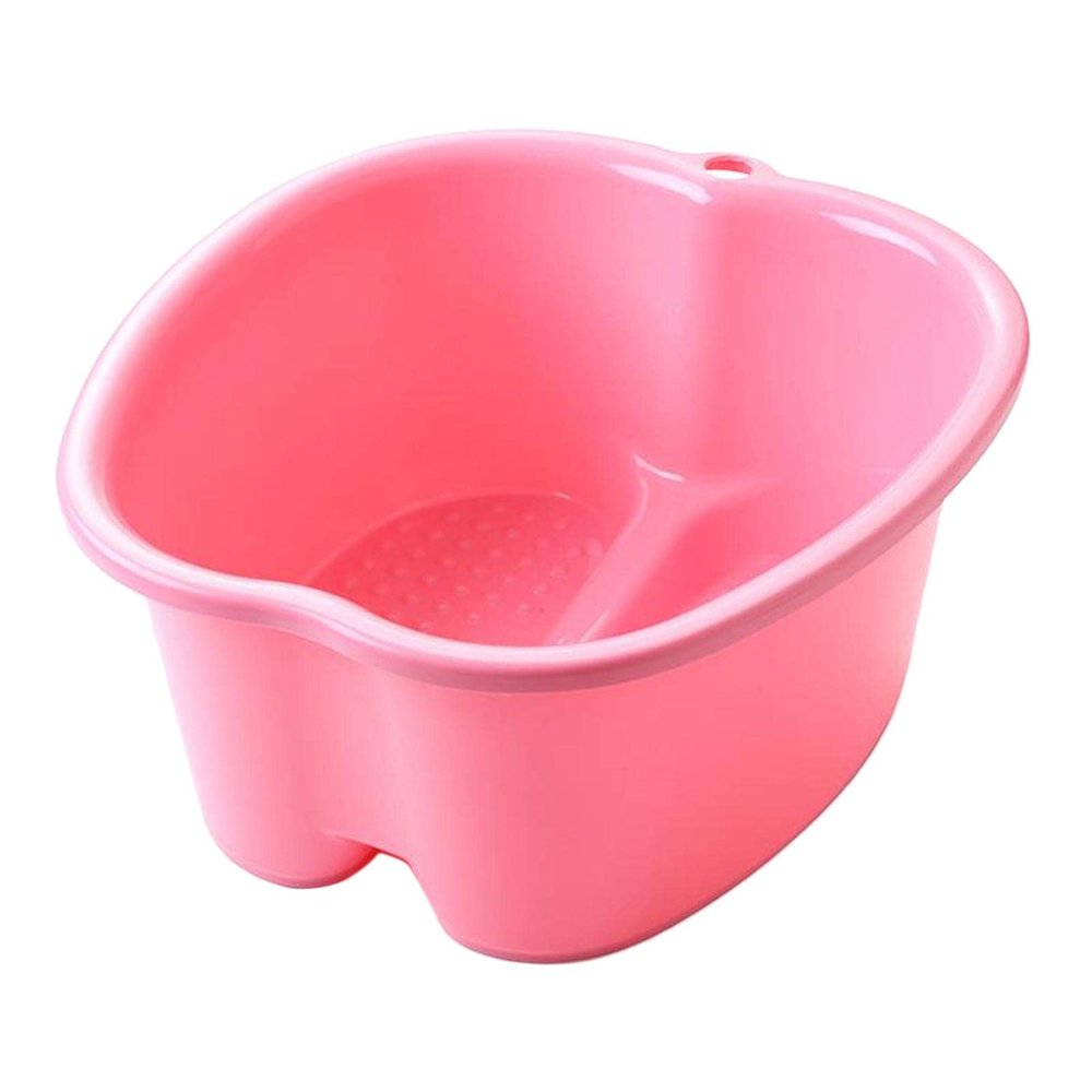 AAGAZA Foot Soaking Bath Basin for Soaking Feet andMassager Tub at Home Spa Treatment Callus, Fungus, Dead Skin Remover - Red