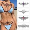 Roarhowl Lace Tattoos, Large Sexy Temporary Tattoo Set, Temporary Tattoos For Women, Belly Back Waist Thigh Body Art Fake Tattoos (Set 2) view 2