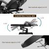 Paddie Electric Height Adjustable Tattoo Chair Spa Bed, Electric Lift Massage Table 3-Section Folding with Storage Pocket for Client/Esthetician/Artist, Black view 4