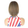 14inch Short Drawstring Hair Ponytail Extension For Women, Yaky Curly Ponytail Hair Piece for African American Ponytail Extension Synthetic Fiber Short Ponytail for Women (Black /Linen mixed) view 2