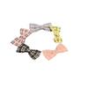 6PCS 3.6 Inches Baby Girls Linen Hair Bows Clips 6 Colors Fully Printed Hair Barrettes Accessories for Babies Infant Toddlers Kids view 1