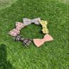 6PCS 3.6 Inches Baby Girls Linen Hair Bows Clips 6 Colors Fully Printed Hair Barrettes Accessories for Babies Infant Toddlers Kids view 2