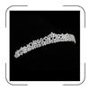 Sparkly Small Zircon Wedding Crowns and Tiaras for Women Cubic Zirconia Quinceanera Crown Sweet 16 Tiara Little Silver Gold Headband Crystal Headpieces Coronas Para 15 Anos Quinceaneras 2023 (Silver view 1