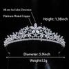Sparkly Small Zircon Wedding Crowns and Tiaras for Women Cubic Zirconia Quinceanera Crown Sweet 16 Tiara Little Silver Gold Headband Crystal Headpieces Coronas Para 15 Anos Quinceaneras 2023 (Silver view 4