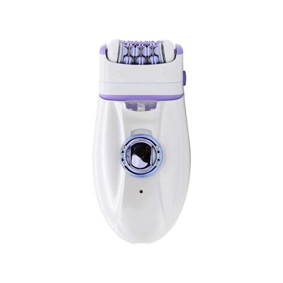 GIENEX Electric Shaver for Women,2 in 1 Painless Ladies Electric Hair Removal Razor,Bikini Trimmer for Legs Underarms Arms Body Portable Face Epilator,Purple